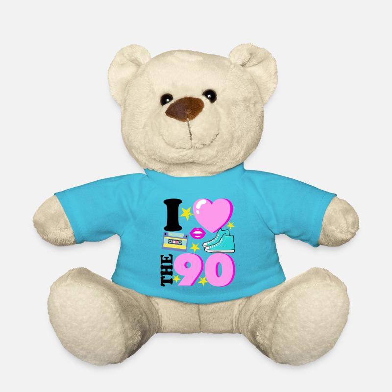 I love the 90s - Teddy - Atollblau