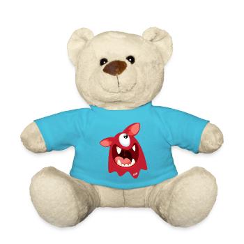 Monstaa Originaals Monster #28 - Teddy Bear - atoll blue - Front