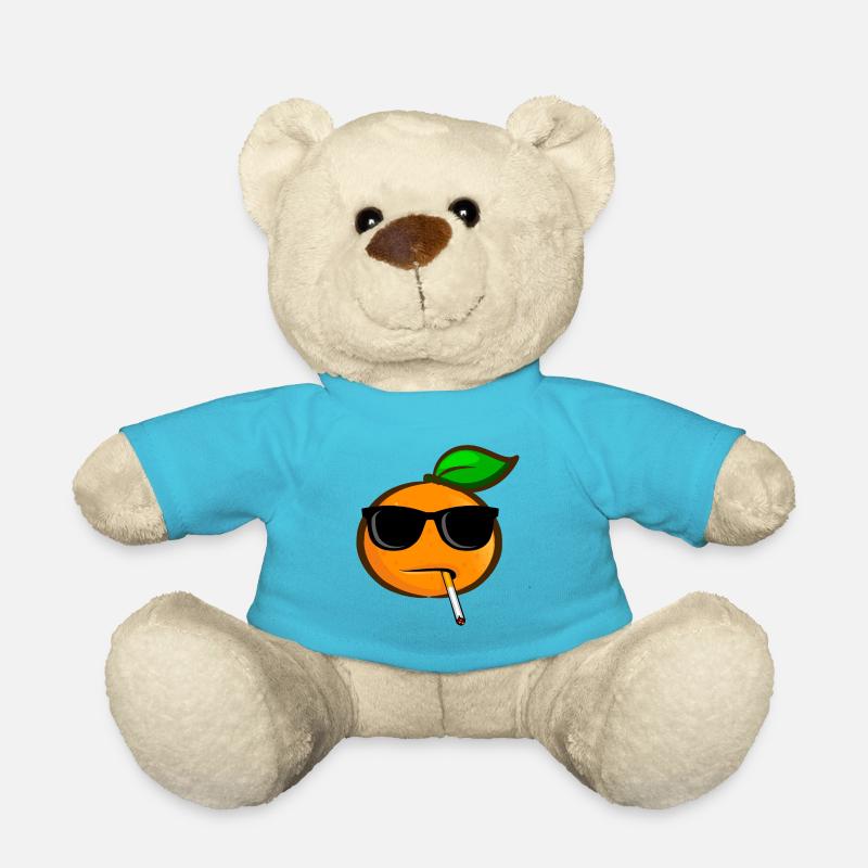 Badboy orange - Teddy Bear - atoll blue