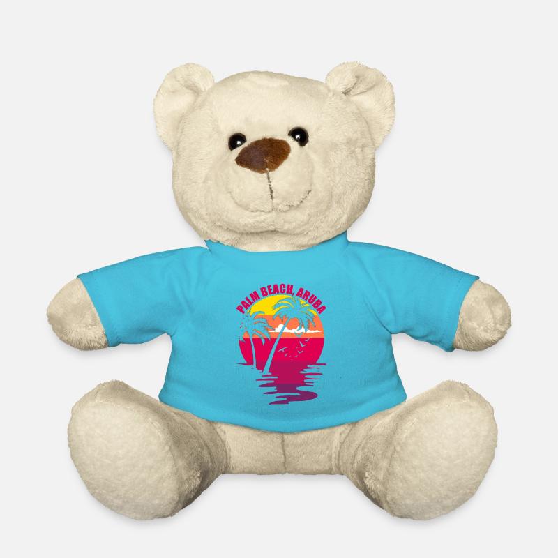 0011 summer - Teddy Bear - atoll blue