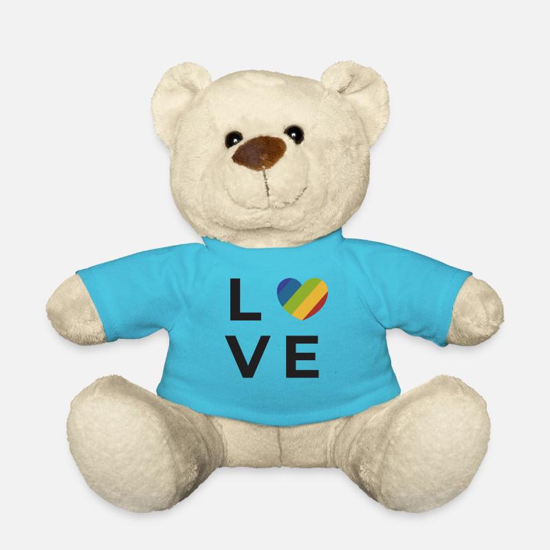Gay Pride - Teddy Bear - atoll blue