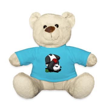 Tricot d'animal mignon - Nounours - bleu outremer - Devant