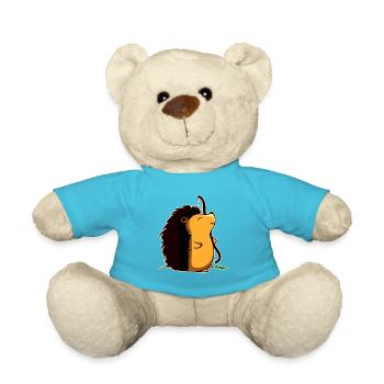 Archer Hedgehog - Teddy Bear - atoll blue - Front
