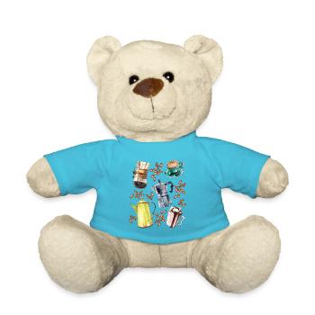 Café - Édition Barista - Nounours - bleu outremer - Devant