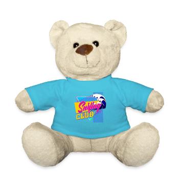 80s party - Teddy Bear - atoll blue - Front