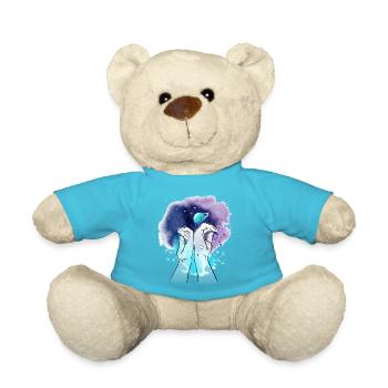 Galaxy hands illustration - Teddy - Atollblau - Vorne