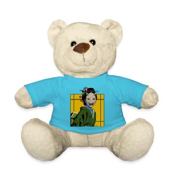 Geisha Dämon - Teddy - Atollblau - Vorne