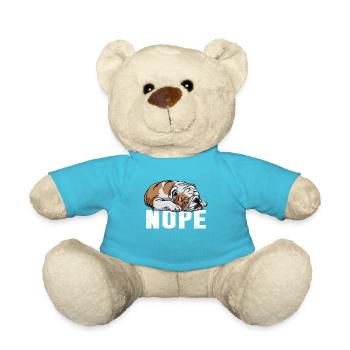 Nope Bulldog anglais Bulldog Dog Lover G - Nounours - bleu outremer - Devant