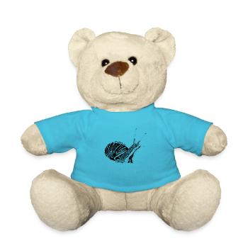 slug - Teddy Bear - atoll blue - Front