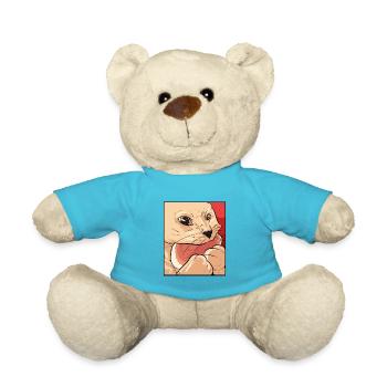 Nourriture pour chat - Nounours - bleu outremer - Devant