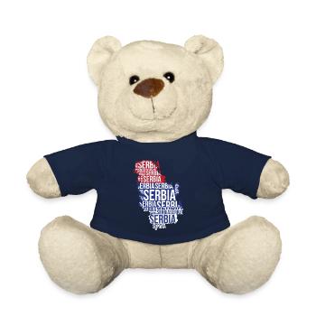 Serbia 2020 - Soccer Football Fan Land Srbija Srbs - Nounours - bleu marine - Devant