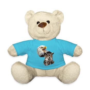 Amerikanischer Pigargo und amerikanische Eule - Teddy - Atollblau - Vorne