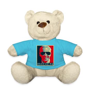Biden, Biden 2020, Biden President, Anti  - Teddy Bear - atoll blue - Front