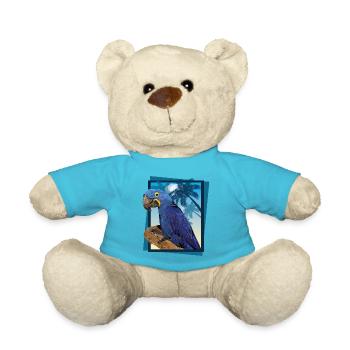 Hyacinth macaw - Teddy Bear - atoll blue - Front