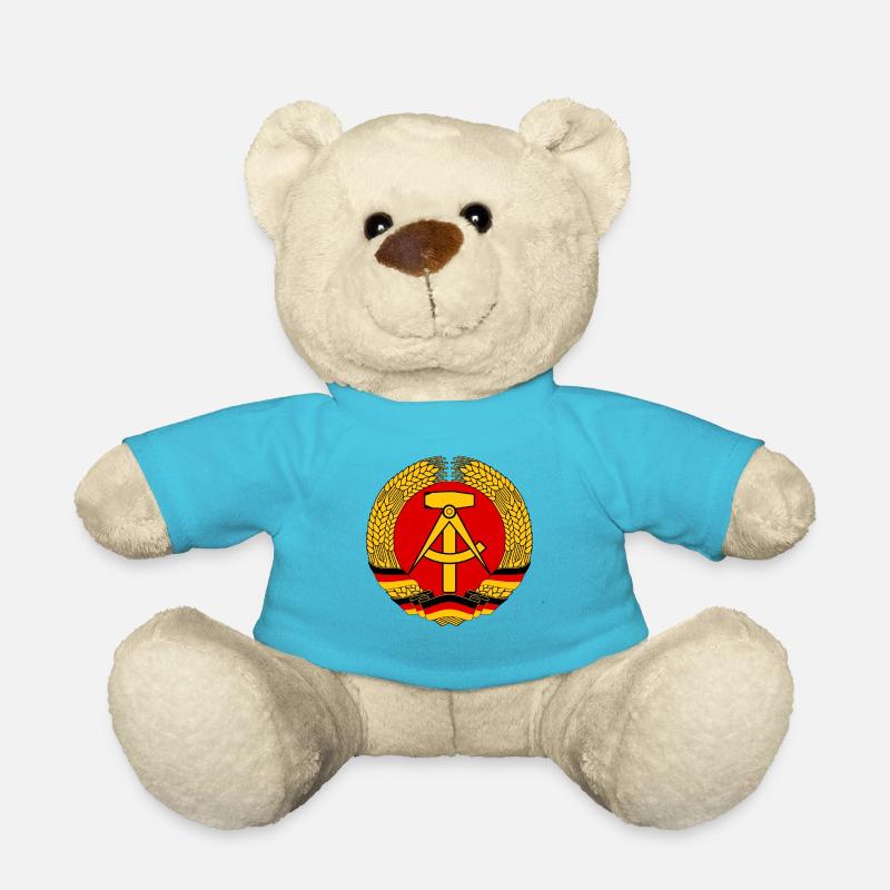 DDR Symbol - Teddy - Atollblau