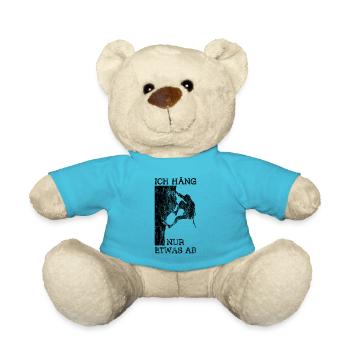 Bouldern Bouldern Und Klettern Motiv Für Boulder F - Teddy - Atollblau - Vorne