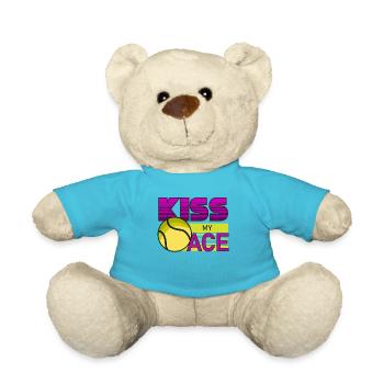 Tennis, tennis balle de tennis, tennis tennis court - Nounours - bleu outremer - Devant