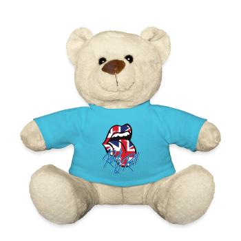 Rock and roll - Teddy Bear - atoll blue - Front