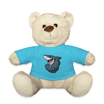 Hai Bizeps Muskel Motivation - Teddy - Atollblau - Vorne