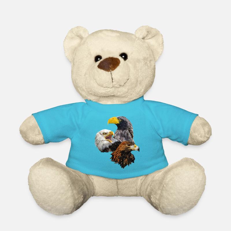 Birds of prey - Teddy Bear - atoll blue