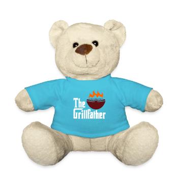 L'amateur de barbecue Grillfather - Nounours - bleu outremer - Devant