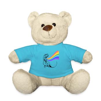 Rainbow - Teddy Bear - atoll blue - Front