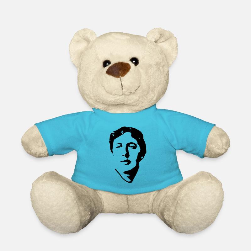 Oscar Wildes Schwarz auf Weiß - Teddy - Atollblau