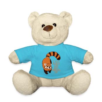 I Just Really Like Red Pandas, Ok! - Teddy - Atollblau - Vorne