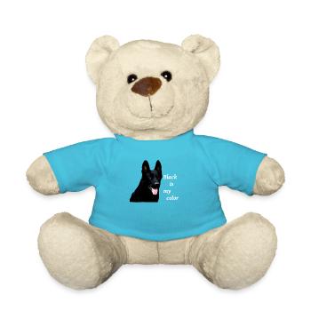 Schäferhund deutscher Schäferhund schwarzer Hund - Teddy - Atollblau - Vorne