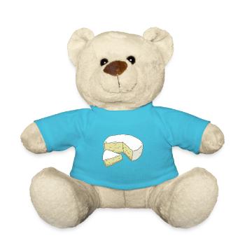 Brie cheese - Teddy Bear - atoll blue - Front
