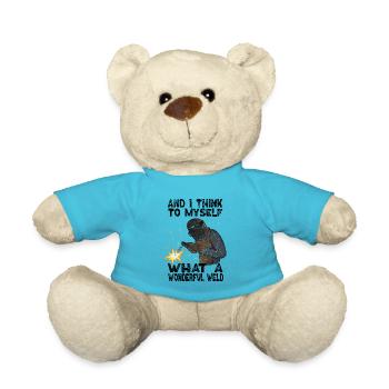 Schweißer Schweißen Schweißerhelm Metaller - Teddy - Atollblau - Vorne