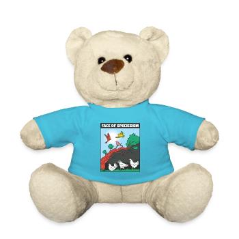 Face Of speciesism - Teddy Bear - atoll blue - Front