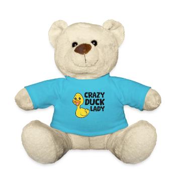 Lustige Entenliebhaberin Verrückte Entendame - Teddy - Atollblau - Vorne