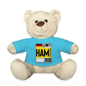 Flughafen Hamburg AVGeek - Teddy - Atollblau - Vorne