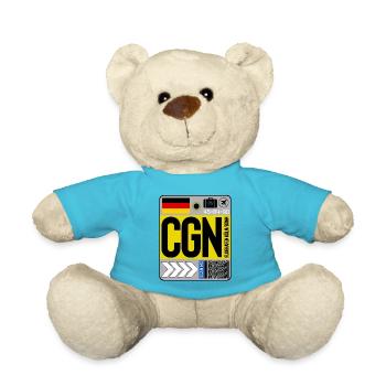 Flughafen Köln-Bonn - Teddy - Atollblau - Vorne