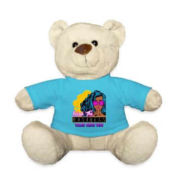 Mind the ₿factories - Teddy Bear - atoll blue - Front