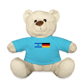 Israel Germany - Teddy Bear - atoll blue - Front