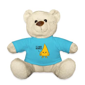 Seine Nacho Business Lustige Nachos Lustige Nacho - Teddy - Atollblau - Vorne