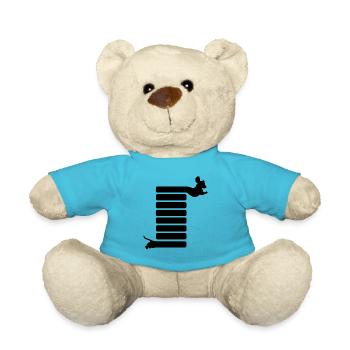 Teckel chien teckel chiot blaireau Chien de toit Long teckel - Nounours - bleu outremer - Devant