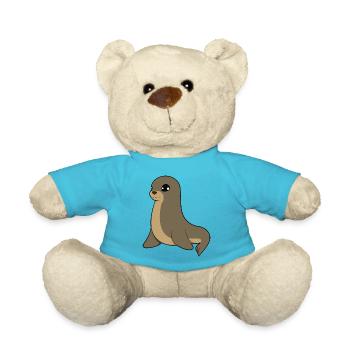Lions de mer - Nounours - bleu outremer - Devant