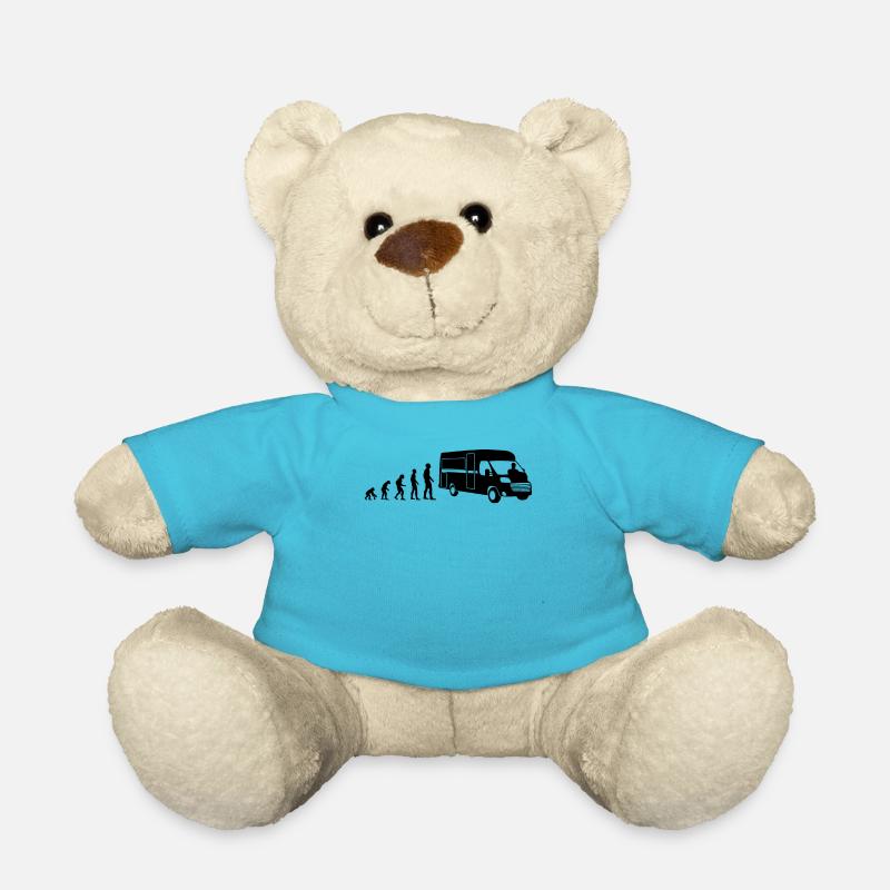 Camping Camper Wohnmobil Van Evolution Geschenk - Teddy - Atollblau