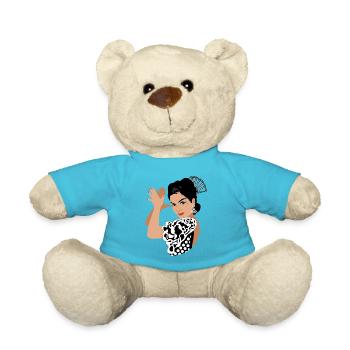 Lola - Teddy Bear - atoll blue - Front