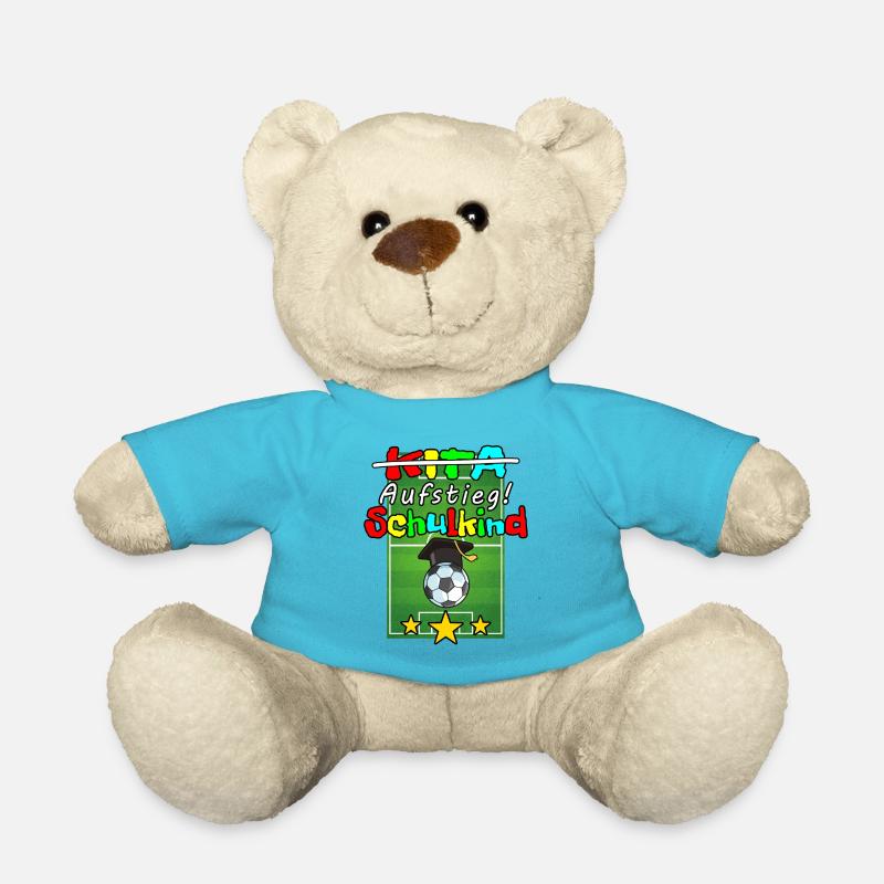 KITA Aufstieg Schulkind - Teddy - Atollblau