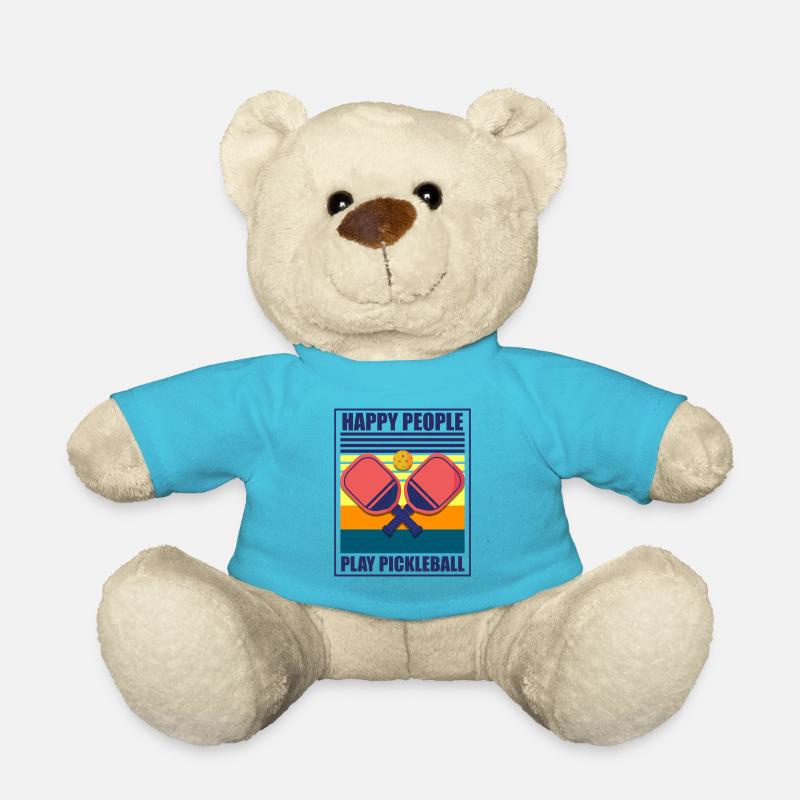 Pickleball Pickleball Spieler Pickleball Schläger - Teddy - Atollblau
