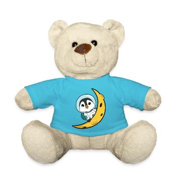 Penguin Moon - Teddy Bear - atoll blue - Front