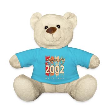 2002 Janvier Idée Cadeau Vintage - Nounours - bleu outremer - Devant
