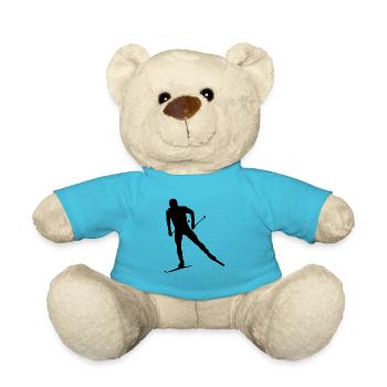Men's Cross-Country Skiing Cross-Country Skating Cross-Country Classic - Teddy Bear - atoll blue - Front