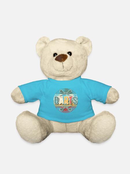Darts Darten Dart - Teddy - Atollblau