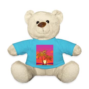 Palmen - Teddy - Atollblau - Vorne