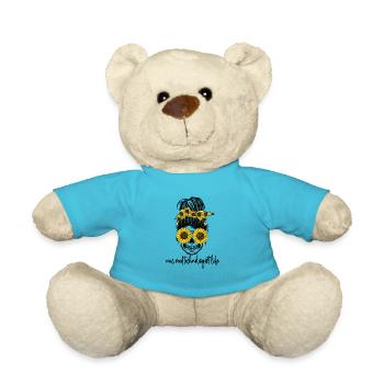 Medical Radiology Technologist Nuclear Medicine - Teddy Bear - atoll blue - Front